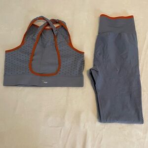 Blue and orange sport set